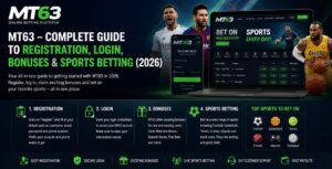 MT63 – Complete Guide to Registration, Login, Bonuses & Sports Betting (2026)
